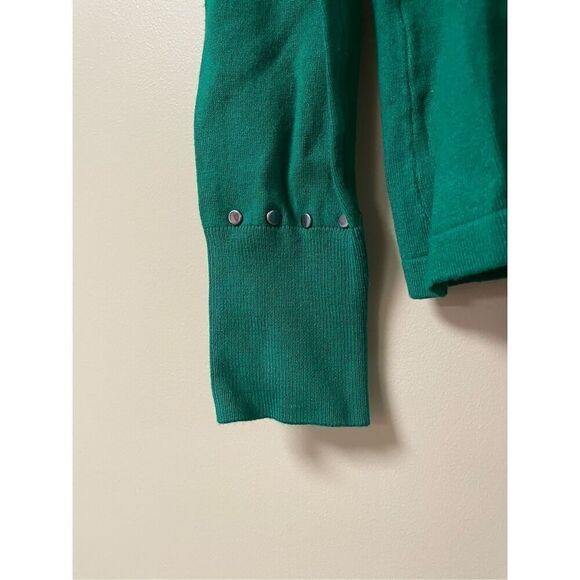 Brand New Joseph Ribkoff Womens Medium Kelly Green Mock Neck Sweater 233949 - Picture 3 of 7